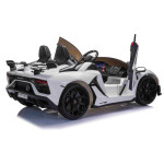 Elektrické autíčko - Lamborghini SVJ DRIFT - Biele - Licencované